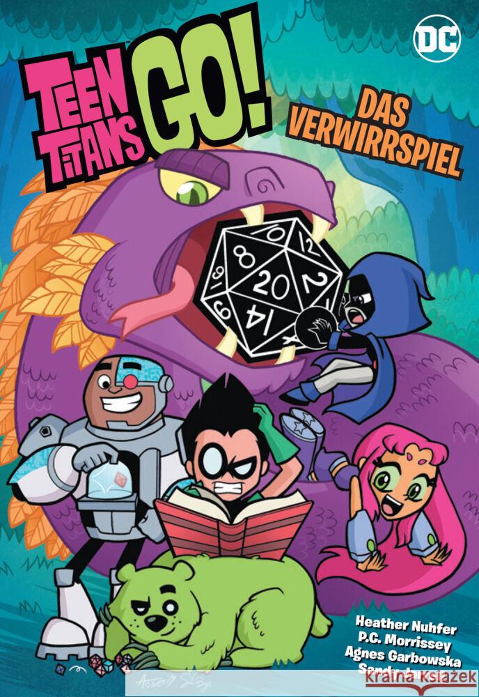 Teen Titans Go! Das Verwirrspiel Morrissey, P.C., Nuhfer, Heather, Garbowska, Agnes 9783741631061 Panini Manga und Comic - książka