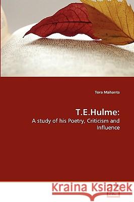 T.E.Hulme Tora Mahanta 9783639273373 VDM Verlag - książka