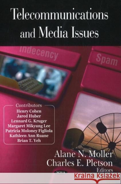 Telecommunications & Media Issues Alane N Moller, Charles E Pletson 9781604562941 Nova Science Publishers Inc - książka