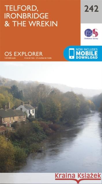 Telford, Ironbridge and the Wrekin Ordnance Survey 9780319244357 Ordnance Survey - książka