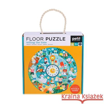 Telling the Time Floor Puzzle Petit Collage 9781797229300 Chronicle Books - książka