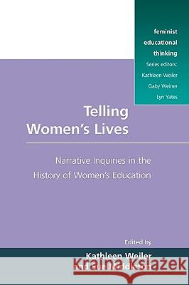 TELLING WOMEN'S LIVES Weiler 9780335201730 Open University Press - książka