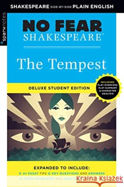 Tempest: No Fear Shakespeare Deluxe Student Edition SparkNotes 9781411479722 Sterling Juvenile - książka