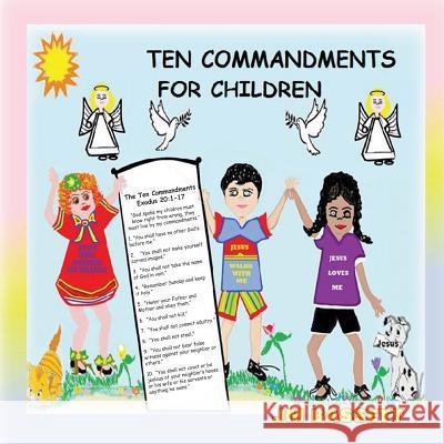 Ten Commandments for Children Judy M Bassett 9781630732592 Faithful Life Publishers - książka