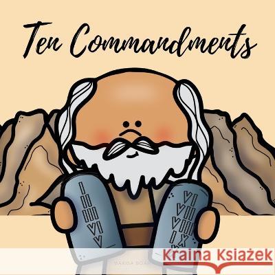 Ten Commandments For Kids: Ten Commandments Picture Book for Catholic Children Marisa Boan   9798429636283 Independently Published - książka