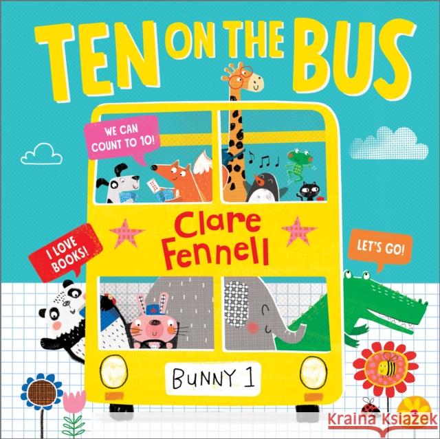 Ten on the Bus Clare Fennell 9781839133749 Andersen Press Ltd - książka