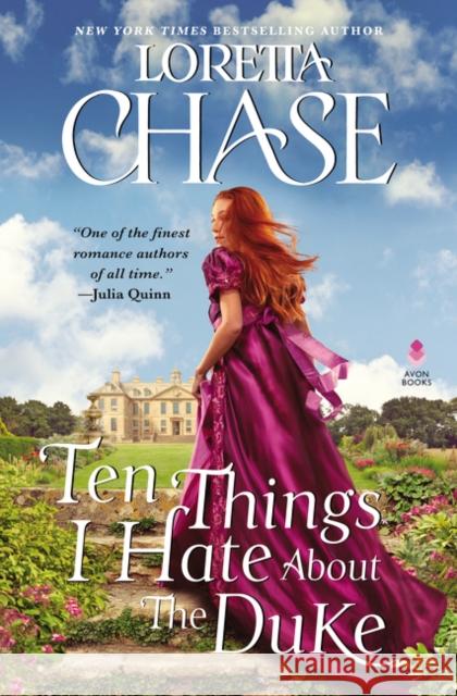 Ten Things I Hate About the Duke: A Difficult Dukes Novel Loretta Chase 9780062952639 HarperCollins - książka