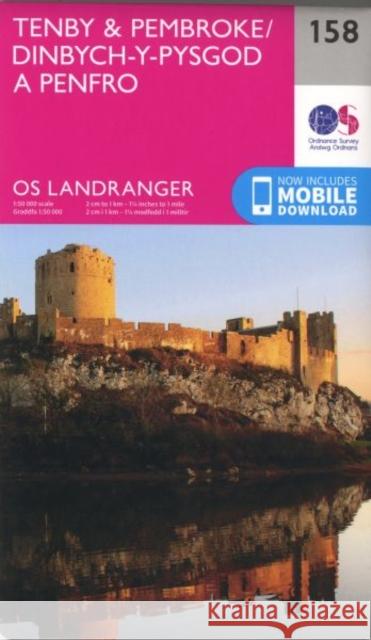 Tenby & Pembroke Ordnance Survey 9780319262566 Ordnance Survey - książka