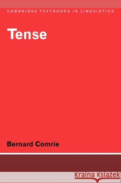 Tense Bernard Comrie S. R. Anderson J. Bresnan 9780521281386 Cambridge University Press - książka