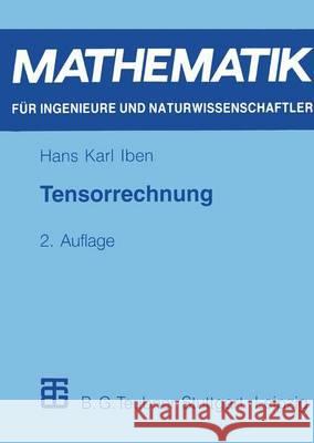 Tensorrechnung Iben, Hans K.   9783519002468 Vieweg+Teubner - książka