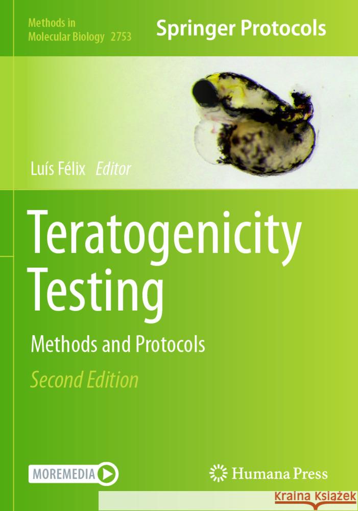 Teratogenicity Testing  9781071636275 Humana - książka