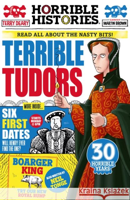 Terrible Tudors Neil Tonge 9780702325762 Scholastic - książka