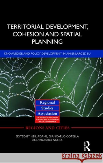 Territorial Development, Cohesion and Spatial Planning: Knowledge and Policy Development in an Enlarged Eu Adams, Neil 9780415551946 Routledge - książka