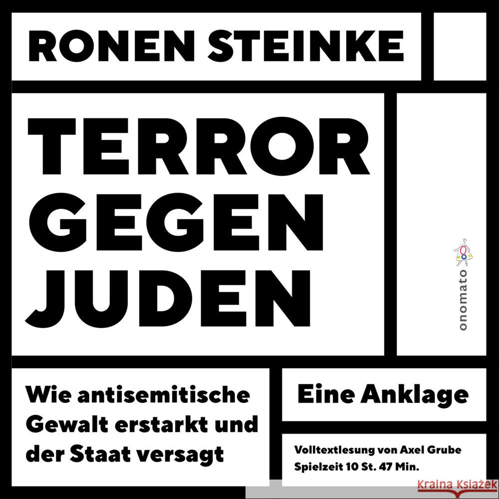 Terror gegen Juden Steinke, Ronen 9783949899010 Onomato - książka