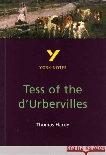 Tess of the d'Urbervilles David Langston 9780582368415 York Notes - książka