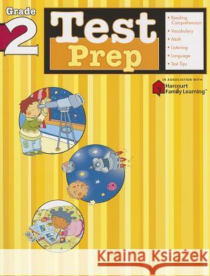 Test Prep: Grade 2 (Flash Kids Harcourt Family Learning) Flash Kids Editors 9781411403987 Flash Kids - książka