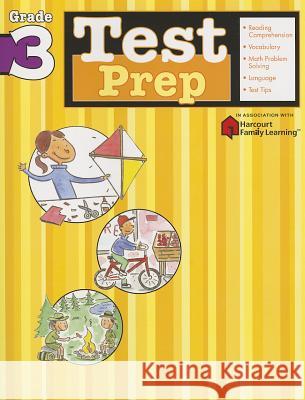 Test Prep: Grade 3 (Flash Kids Harcourt Family Learning) Flash Kids Editors 9781411403994 Flash Kids - książka