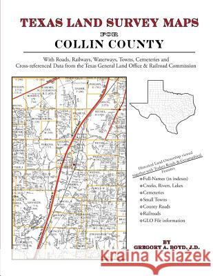 Texas Land Survey Maps for Collin County Gregory a. Boy 9781420350708 Arphax Publishing Co. - książka