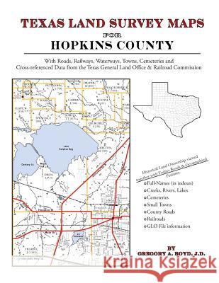 Texas Land Survey Maps for Hopkins County Gregory a. Boy 9781420350975 Arphax Publishing Co. - książka