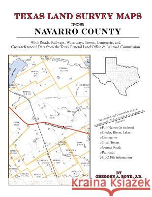 Texas Land Survey Maps for Navarro County Gregory a. Boy 9781420350616 Arphax Publishing Co. - książka