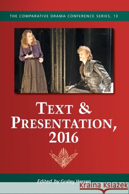 Text & Presentation, 2016 Graley Herren 9781476663357 McFarland & Company - książka