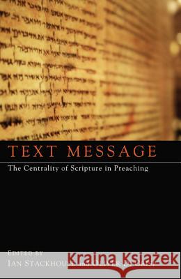 Text Message Ian Stackhouse Oliver D. Crisp 9781610976732 Pickwick Publications - książka