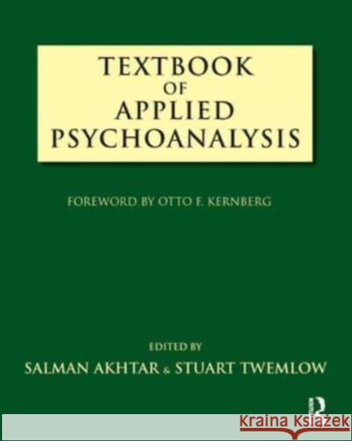 Textbook of Applied Psychoanalysis  9781032570426 Taylor & Francis - książka