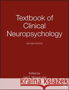 Textbook of Clinical Neuropsychology Joel E. Morgan Joseph H. Ricker 9781848726956 Taylor & Francis Group - książka