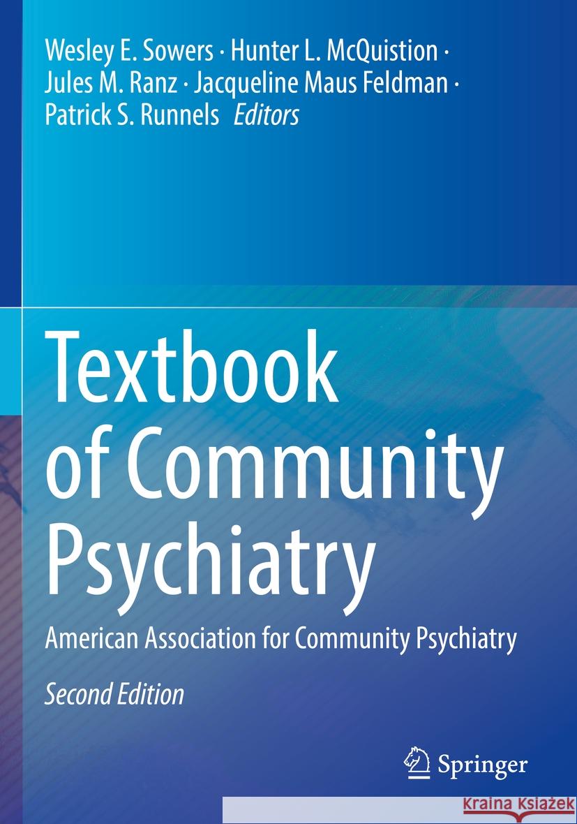 Textbook of Community Psychiatry  9783031102417 Springer International Publishing - książka