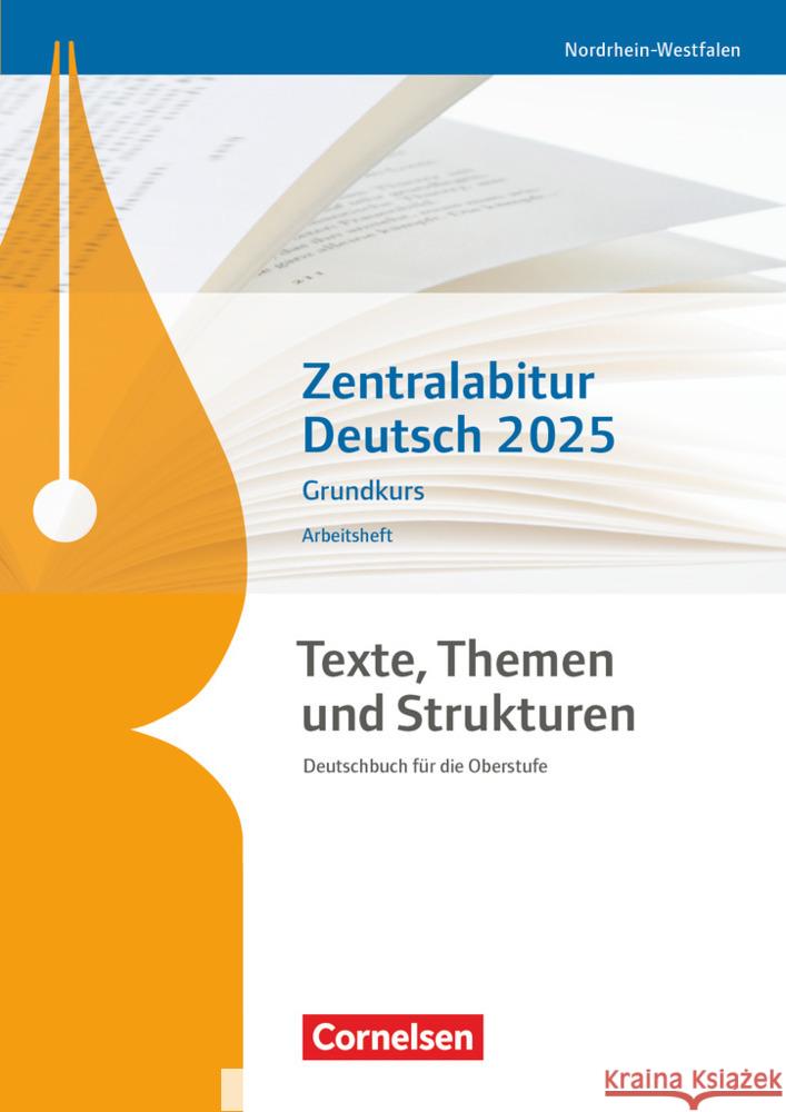 Texte, Themen und Strukturen - Nordrhein-Westfalen Fischer, Christoph, Joist, Alexander, Schneider, Frank 9783060621088 Cornelsen Verlag - książka