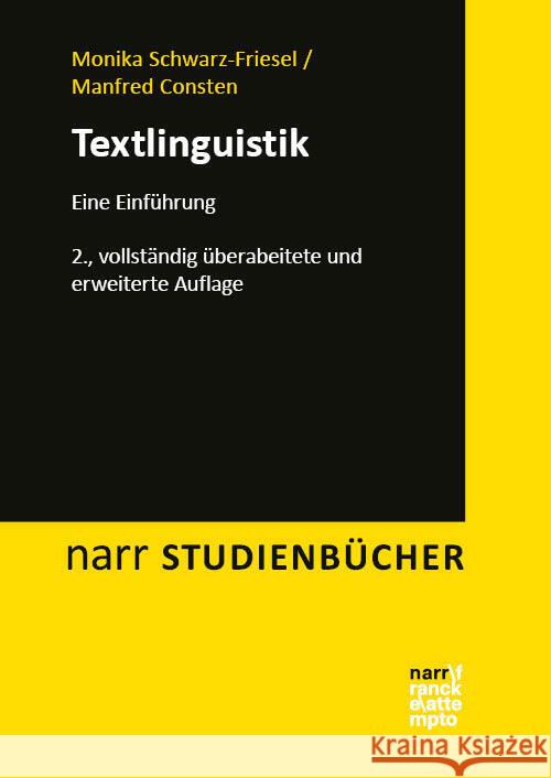 Textlinguistik Schwarz-Friesel, Monika, Consten, Manfred 9783381141616 Narr - książka