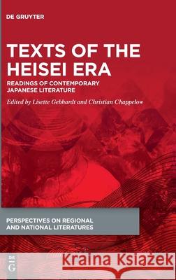 Texts of the Heisei Era Lisette Gebhardt Christian Chappelow 9783111714974 de Gruyter - książka