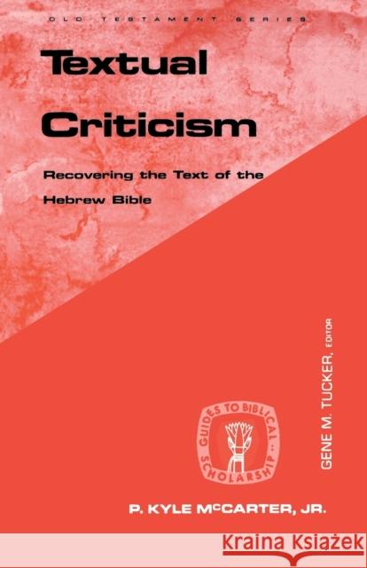 Textual Criticism McCarter, P. Kyle 9780800604714 Augsburg Fortress Publishers - książka