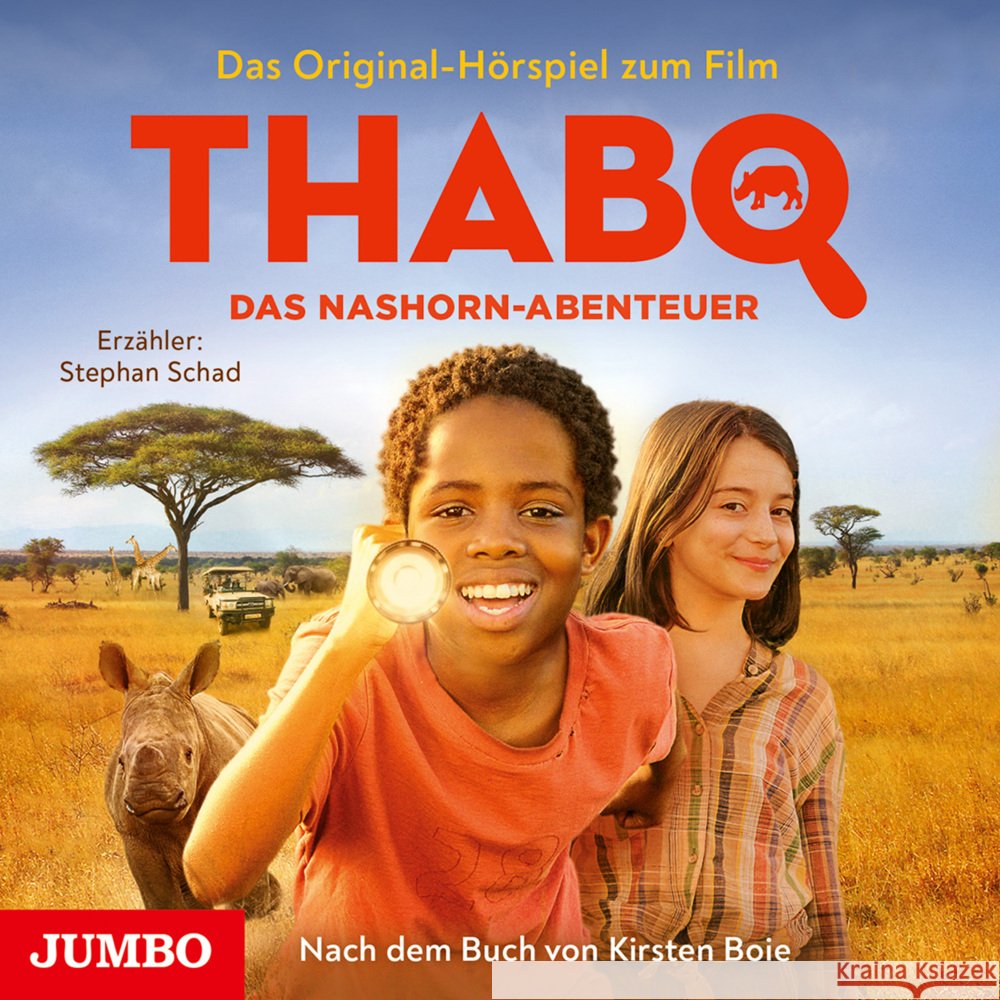 Thabo. Das Nashorn-Abenteuer. Das Original-Hörspiel zum Film, Audio-CD Boie, Kirsten 9783833746819 Jumbo Neue Medien - książka