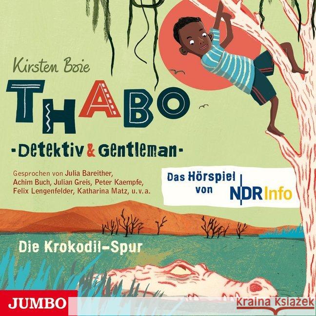 Thabo. Detektiv & Gentleman - Die Krokodil-Spur, 1 Audio-CD : CD Standard Audio Format, Hörspiel Boie, Kirsten 9783833739910 Jumbo Neue Medien - książka