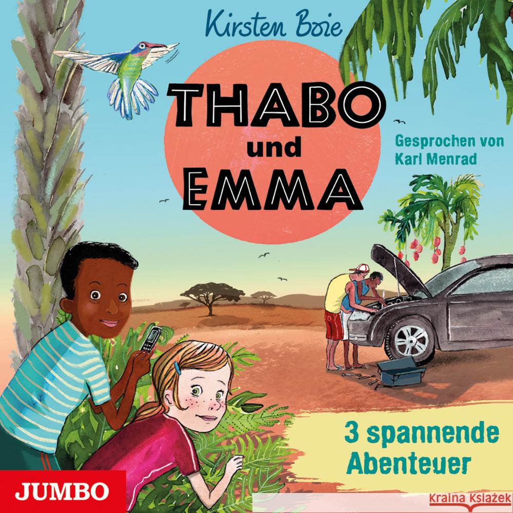 Thabo und Emma. 3 spannende Abenteuer, Audio-CD Boie, Kirsten 9783833746970 Jumbo Neue Medien - książka