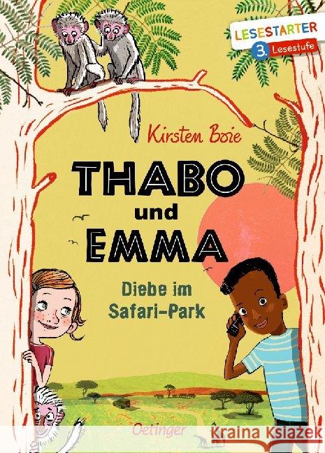 Thabo und Emma - Diebe im Safari-Park : 3. Lesestufe Boie, Kirsten 9783789110672 Oetinger - książka