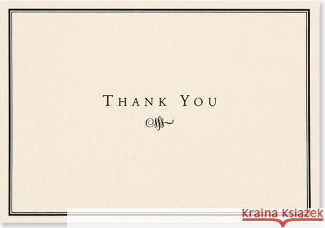 Thank You Notes Black/cream Inc Peter Pauper Press 9781593591069 Peter Pauper Press Inc,US - książka