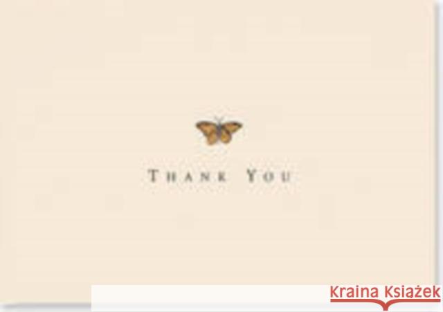 Thank You Notes Gold Butterfly Inc Peter Pauper Press 9781593591083 Peter Pauper Press Inc,US - książka