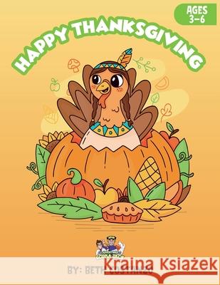 Thanksgiving Activity Workbook For Kids! Beth Costanzo 9781087992693 Adventures of Scuba Jack - książka