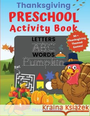 Thanksgiving Preschool Activity Book Mare Robbins 9781635897548 Young Scholar Books - książka