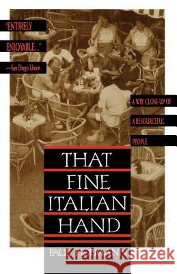 That Fine Italian Hand Paul Hofmann 9780805017298 Henry Holt & Company - książka