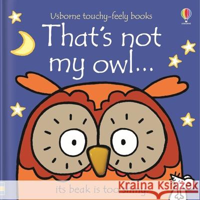 That's Not My Owl... Fiona Watt Rachel Wells 9781805078807 Usborne Books - książka