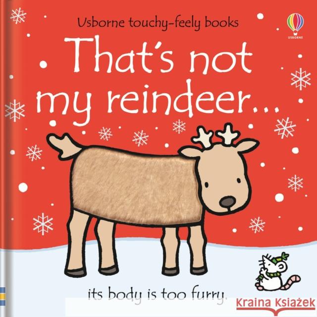 That's not my reindeer. Fiona Watt 9781409556046 Usborne Publishing Ltd - książka