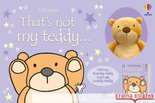 That's not my teddy... book and toy Fiona Watt 9781801310468 Usborne Publishing Ltd - książka