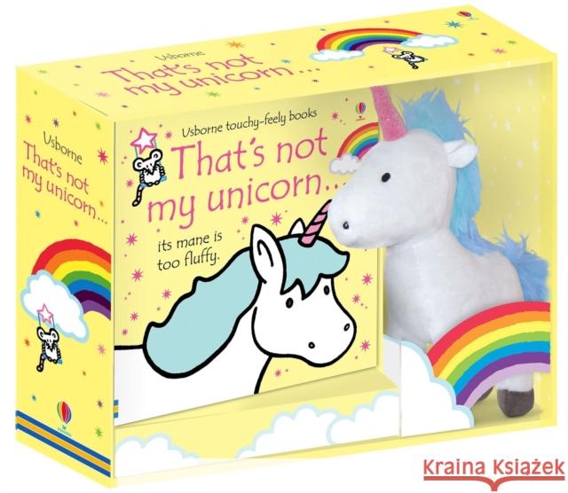 That's not my unicorn... book and toy Fiona Watt 9781474950466 Usborne Publishing Ltd - książka