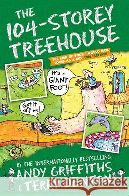 The 104-Storey Treehouse Griffiths, Andy 9781509833771 Pan Macmillan - książka