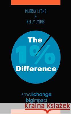 The 1% Difference: Small Change-Big Impact Lyons, Murray 9781425956516 Authorhouse - książka