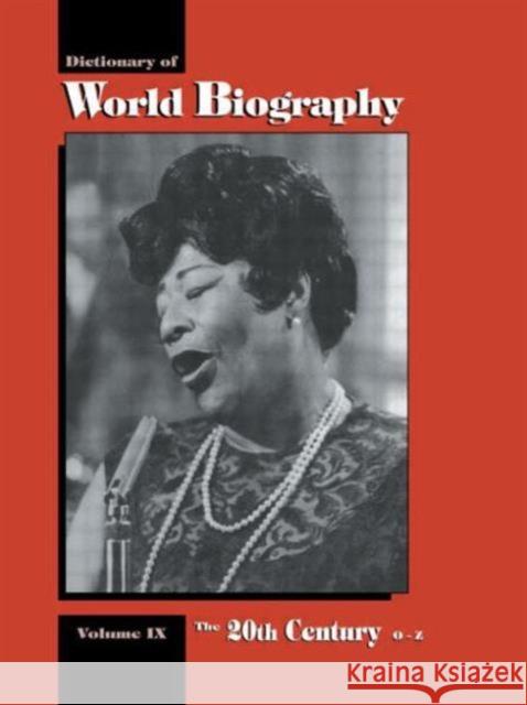 The 20th Century O-Z : Dictionary of World Biography Frank N. Magill Frank N. Magill  9781579580483 Taylor & Francis - książka
