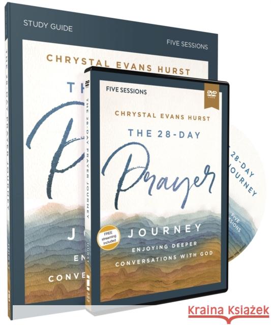 The 28-Day Prayer Journey Study Guide with DVD: Enjoying Deeper Conversations with God Chrystal Evans Hurst 9780310121879 Zondervan - książka